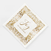 世界への喜びユニーク金ゴールドのエレガントクリスマス (コーナー)