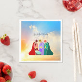 世界への喜び三賢人イラストレーション スタンダードカクテルナプキン (インサイチュ)