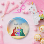 世界への喜び三賢人イラストレーション ペーパープレート (パーティー)