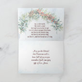 世界への喜び主が持っている来聖降誕祭 カード (内部)