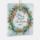 世界への喜び主が持っている来聖降誕祭 セラミックオーナメント (右)