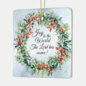 世界への喜び主が持っている来聖降誕祭 セラミックオーナメント (左)