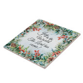 世界への喜び主が持っている来聖降誕祭 タイル (側面)