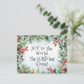 世界への喜び主が持っている来聖降誕祭 ポストカード (スタンド正面)