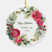 世界への喜び主はクリスマス来だ セラミックオーナメント (裏面)