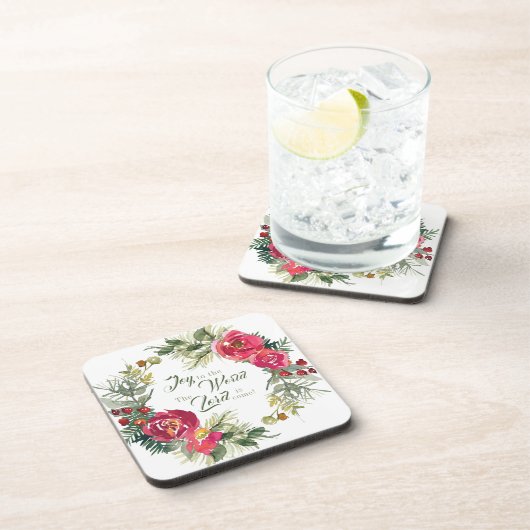 世界への喜び主はクリスマス来である コースター (右側)