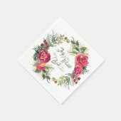 世界への喜び主はクリスマス来である スタンダードカクテルナプキン (角)