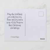 世界への喜び主は来クリスマスキャロル ポストカード (裏面)