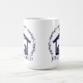 世界への喜び出生クリスマス コーヒーマグカップ (中央)