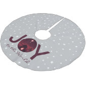 世界への喜び出生ブラシ仕上げポリエステルツリー ブラッシュドポリエステルツリースカート (アングル)