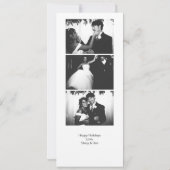 世界への喜び4フォトクリスマスカード カード (裏面)