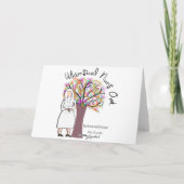 「世界への喜び」カトリックの修道女のクリスマスカード シーズンカード (裏面)