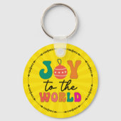 世界への喜び – クリスマスデザイン-50835 キーホルダー (裏面)