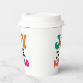 世界への喜び – クリスマスデザイン-50835 紙コップ (左)