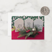 世界への喜び ノートカード (正面/裏面インサイチュ)