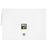 世界への喜び。ファインアートクリスマスカード (裏面横)