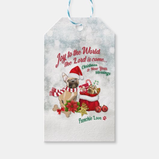 世界への喜び – フランス愛 ギフトタグ (正面)