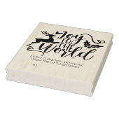 世界への喜び、メリークリスマスファミリー大 ラバースタンプ (スタンプ)