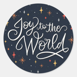 世界への喜び ラウンドシール