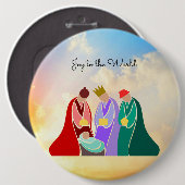 世界への喜び、三人の賢者 缶バッジ (正面&裏面)