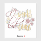 世界への喜び、主はビニールのステッ来カーである シール (シート)