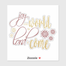 世界への喜び、主はビニールのステッ来カーである シール