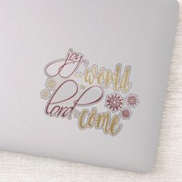 世界への喜び、主はビニールのステッ来カーである シール