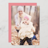 世界への喜び-休日の写真カード シーズンカード (正面/裏面)