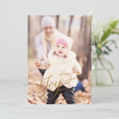 世界への喜び-休日の写真カード シーズンカード (スタンド正面)