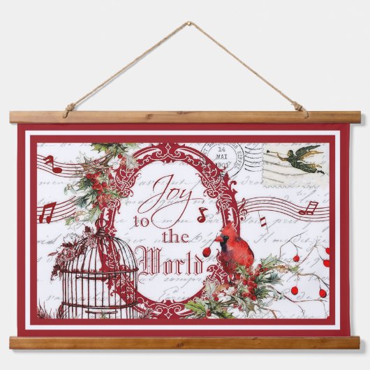 世界への喜び 吊り下げ型タペストリー (正面)