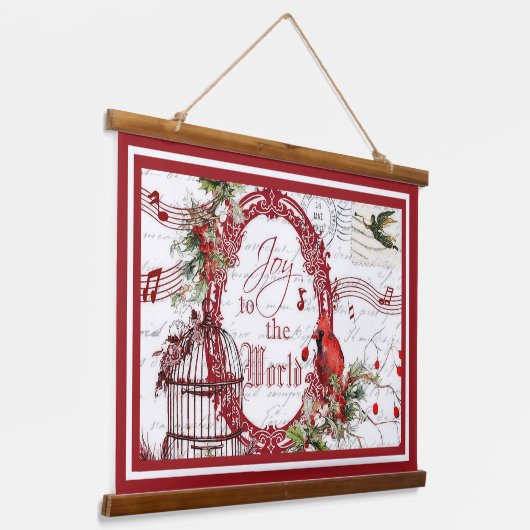 世界への喜び 吊り下げ型タペストリー (傾斜あり)