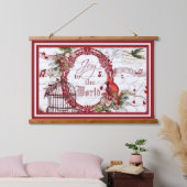 世界への喜び 吊り下げ型タペストリー (寝室)