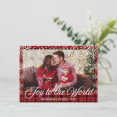 世界への喜び、雪片バッファローのプレイド写真 シーズンカード (スタンド正面)