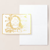 世界への喜び（鳥）ショウジョウコウカンチョウホイルクリスマス 箔カード (ディスプレー)