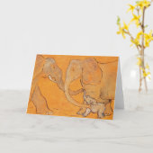 世界への歓迎 カード (黄色い花)