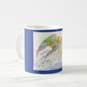 「世界への注目を呼ぶ」コンボマグカップ コーヒーマグカップ (正面左)