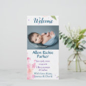 世界へようこそベビー!フラット案内カード 案内状 (スタンド正面)