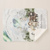 世界へようこそ | ウッドランドオーロラ子供部屋 シェルパブランケット (正面(横))