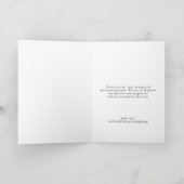 世界へようこそ |ベビーシャワーありがとう サンキューカード (内部)