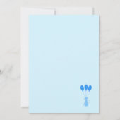 世界へようこそ – 男の赤ちゃんカード (裏面)