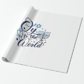 世界へハヌッカユダヤ人おもしろい ラッピングペーパー (アンロールド)