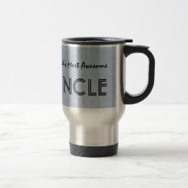 世界ほとんどの素晴らしい叔父さんBlue Grunge Gift Item トラベルマグ