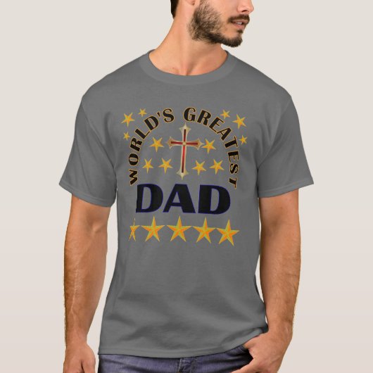 世界もっとも偉大パパ Tシャツ (正面)