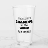 世界もっとも偉大名におじいちゃん タンブラーグラス (正面)