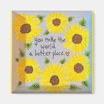 「世界をよりよい場所にする」磁石