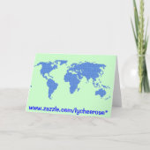 世界をより良いグリーティングカードにする カード (裏面)