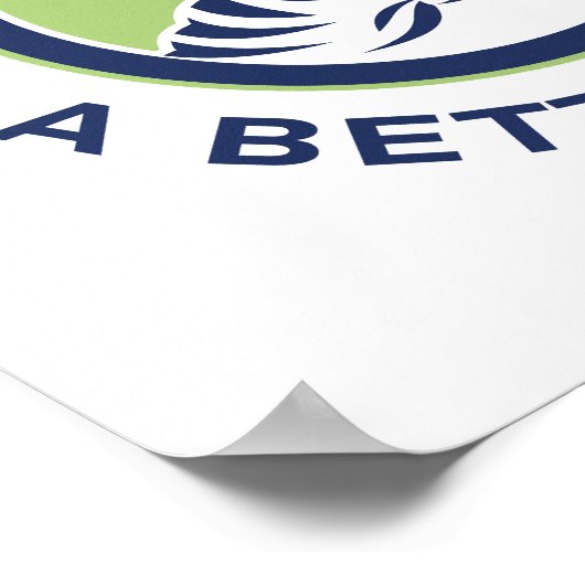 世界をより良い場所で作るアマチュアベーカーズ ポスター (角)