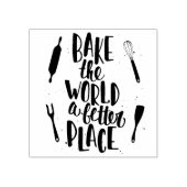 世界をより良い場所で焼く ラバースタンプ (インプリント)