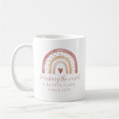 世界をより良い場所にする誕生日マグ コーヒーマグカップ (左)