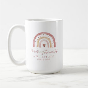 世界をより良い場所にする誕生日マグ コーヒーマグカップ